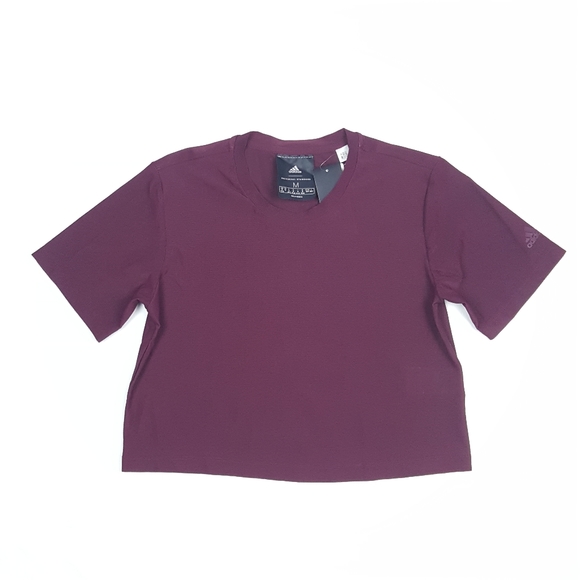 Adidas x Universal Standard Cropped Mesh Tee - Picture 2 of 7